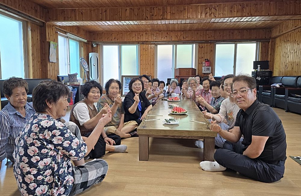 창녕군 영산면, 경로당 방문 폭염 대응 현장 점검 실시