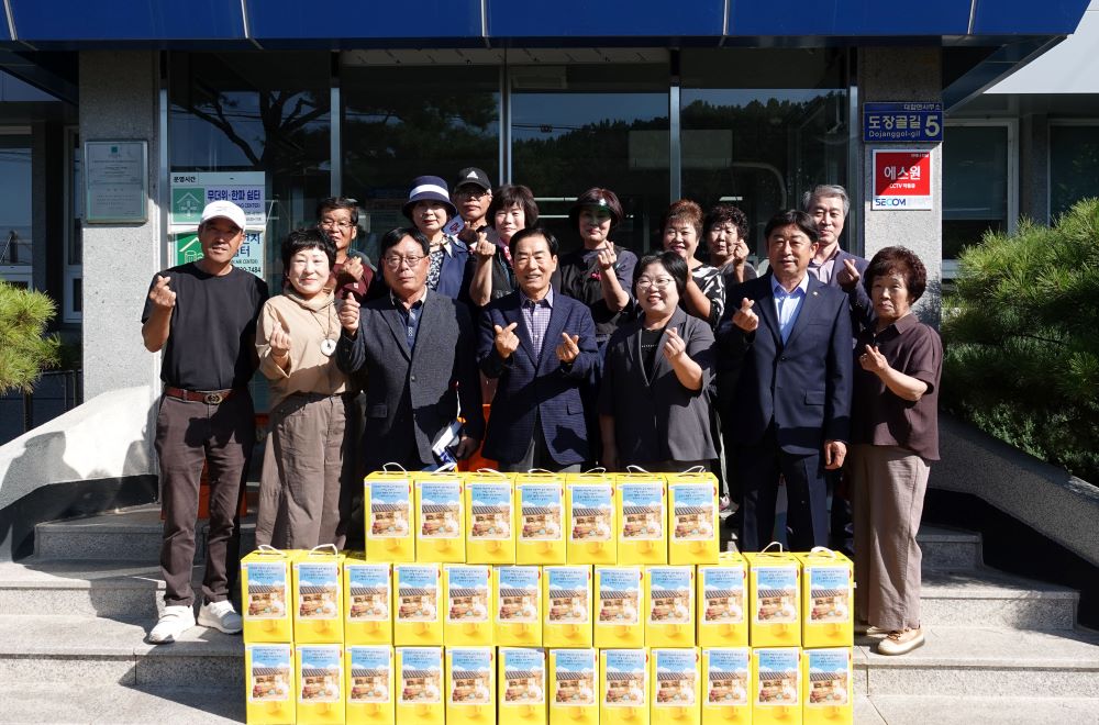 우포따오기 농악단, 추석 맞아 대합면 31개 마을에 온정 나눔